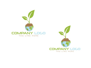 World Environment day concept design.  World map with Environment day text and background illustration.