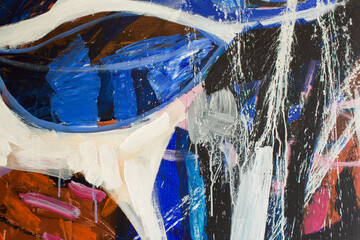 Detail of the Painting as a Background