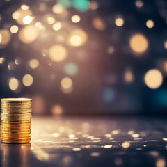 coins on the table