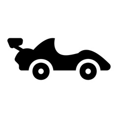 racing car Solid icon