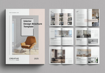 Interior Design Brochure Template