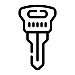 car key Line Icon