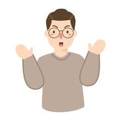 hand drawn overthinking concept illustration