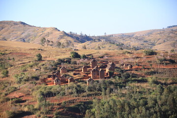 small rural village in Madagascar