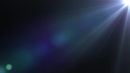 Sunlight isolated on black background