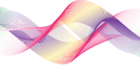 	
Abstract background wave line in vector business texture. Pattern line blend curve waves flow futuristic technology digital sound and noise energy wave line flow background.