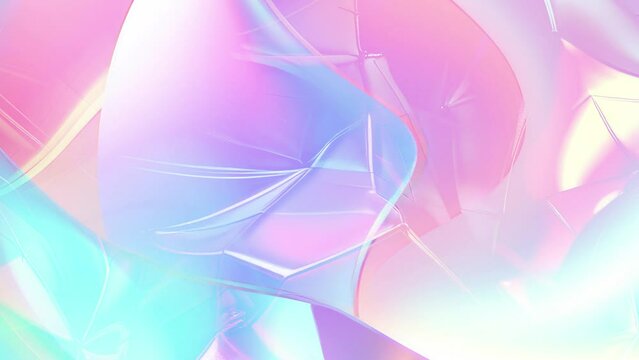 Pastel-colored animated waves. Dynamic iridescent bright background. Abstract romantic backdrop. 29,97fps