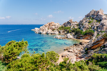 The italian island sardinia in mediterranean sea - Powered by Adobe