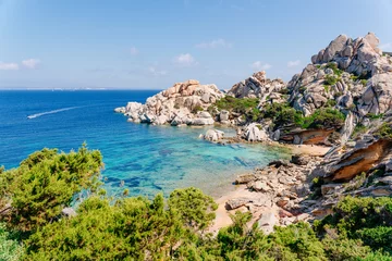 Selbstklebende Fototapeten The italian island sardinia in mediterranean sea © ronnybas