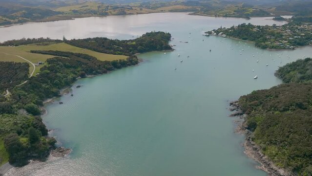 Entrance to Mangonui Harbour, Northland, New Zealand