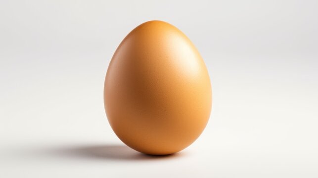 Golden egg isolated on a white background