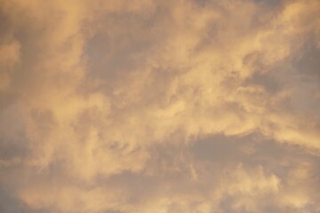 Fototapeta premium golden hour, color shade of dramatic and fantasy sky and cloud pattern. dusk scene. evening sky. abstract and nature background.