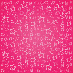 Pink stars seamless pattern background.  Good for textile fabric design, wrapping paper, website wallpapers, textile, wallpaper and apparel.  Vector Illustration