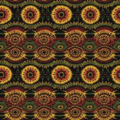 pattern ancient Bohemian times African American style, popular among people, native, all colors, seamless fabric patterns, geometric patterns, textiles, tribal handicrafts art ethnic fashionable art

