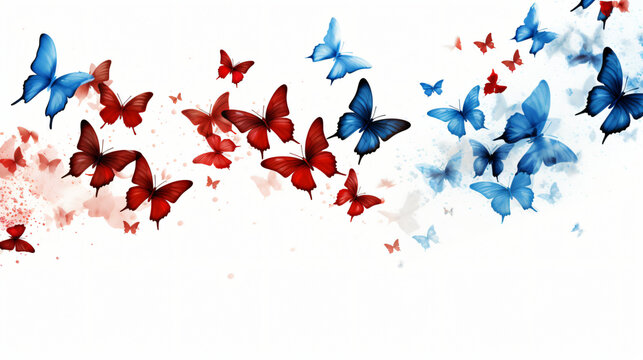 A group of butterflies
