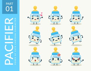 Mascot Images Pacifier Set