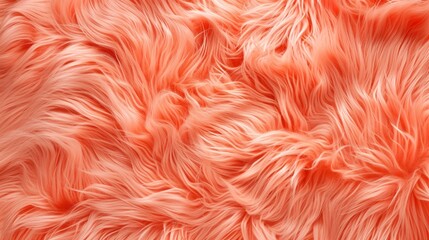 ピンク色のファーの素材02