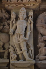 This is photo of Parsvanath temple at Khajuraho in India