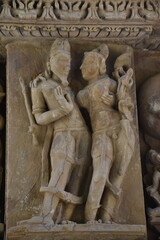 This is photo of Parsvanath temple at Khajuraho in India