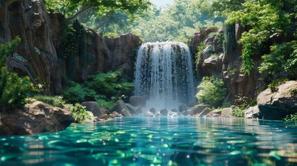 Hidden Wilderness Waterfall Oasis