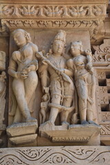 This is photo of Parsvanath temple at Khajuraho in India