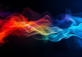  Multi Color Smoke Spreading Bright Light Effect