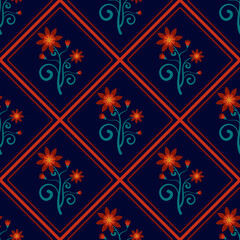 seamless floral pattern with flowers oriental style modern flower cloth, fabrics, cotton pattern, wallpaper, satin fabric, book covers, wrapping paper background	