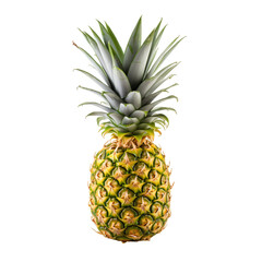 Fototapeta premium Ripped Pineapple in white background