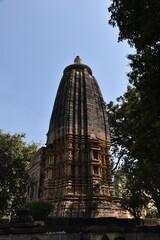 This is photo of Parsvanath Jain temple at Khajuraho in India