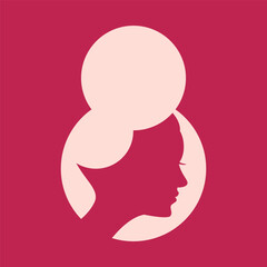 International Women's Day poster. Vector image