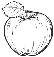  vector illustration apple without background