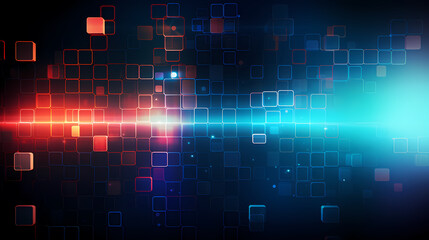 Fototapeta premium Digital technology abstract graphic poster web page PPT background, modern digital abstract 3D background