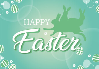 Happy Easter concept and background