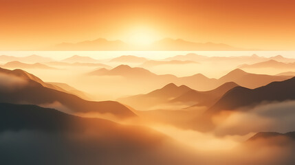 Fototapeta premium Charming sunrise view