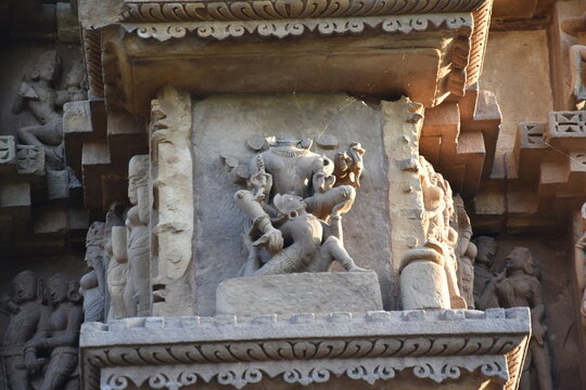 Dulhadev temple architecture at Khajuraho in INia