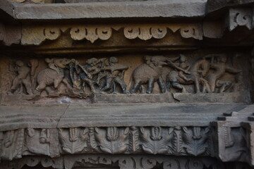 Dulhadev temple architecture at Khajuraho in INia