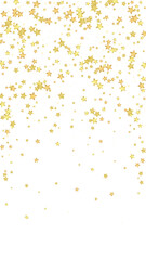 Magic stars vector overlay.  Gold stars scattered