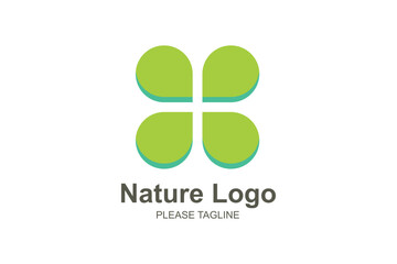 Nature Logo Based Abstract Creative Geometric