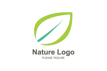 Nature Logo Based Abstract Creative Geometric