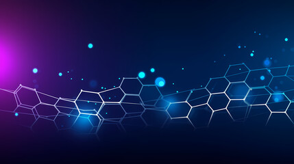 Digital technology abstract graphic poster web page PPT background, modern digital abstract 3D background