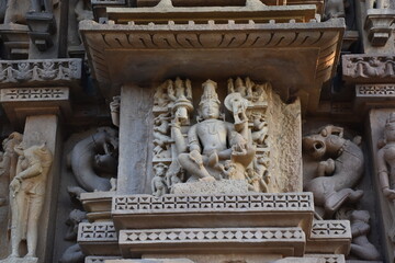 Dulhadev temple architecture at Khajuraho in INia