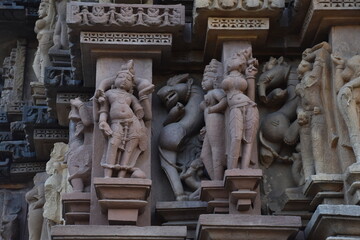 Dulhadev temple architecture at Khajuraho in INia