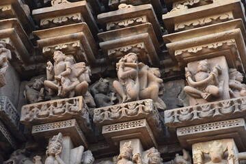 Dulhadev temple architecture at Khajuraho in INia