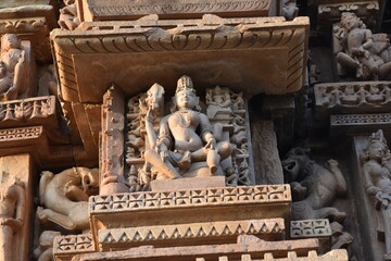 Dulhadev temple architecture at Khajuraho in INia