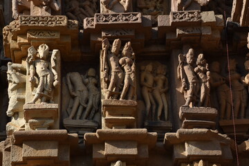 This is photo of Dulhadev temple at Khajuraho in India.