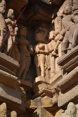 Fototapeta na wymiar This is photo of Dulhadev temple at Khajuraho in India.