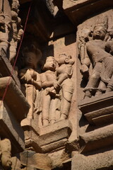 This is photo of Dulhadev temple at Khajuraho in India.