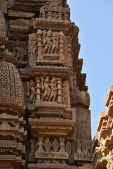 This is photo of Dulhadev temple at Khajuraho in India.
