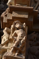 This is photo of Dulhadev temple at Khajuraho in India.
