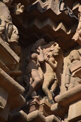 This is photo of Dulhadev temple at Khajuraho in India.